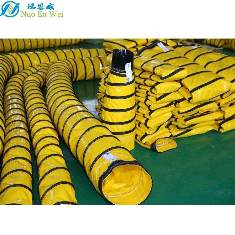 PVC inflaming retarding PCA duct aircraft ground air conditioning duct pre-conditioned insulated air hose