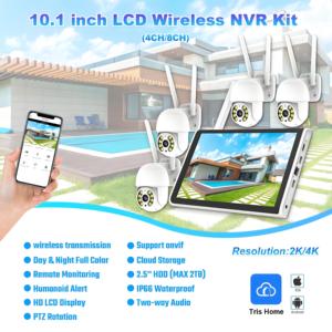4*3MP HD NVR Home <strong>Monitoring</strong> <strong>System</strong> Wi-Fi CCTV <strong>Camera</strong> Security Featuring Night Vision Motion Detection CMOS Sensor HDD SD Card - Product Image 6