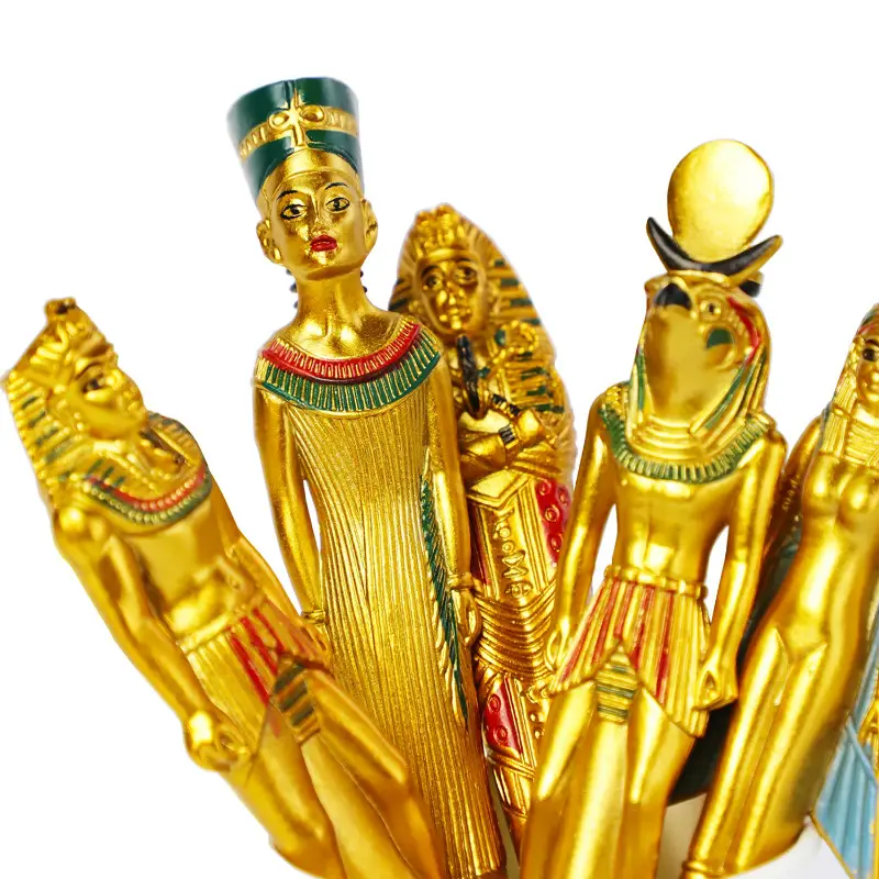 Kreatif Kerajinan Berbentuk Firaun Karakter Mesir Pena Bolpoin Promosi Pena Souvenir Mesir Lucu