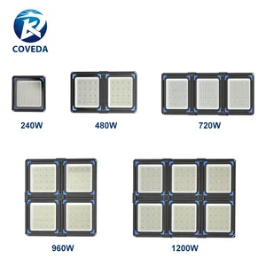 COVEDA OEM/ODM מקצועי תאורה כדורגל אצטדיון שדה 240w 480w 720w 960w 1200w רפלקטור <span class=keywords><strong>LED</strong></span> מבול אור