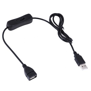 Sıcak satış anahtarı Usb erkek kadın 1M2M 3V Usb kablosu anahtarı ile USB kablosu anahtarı ile lamba Led - Product Image 3