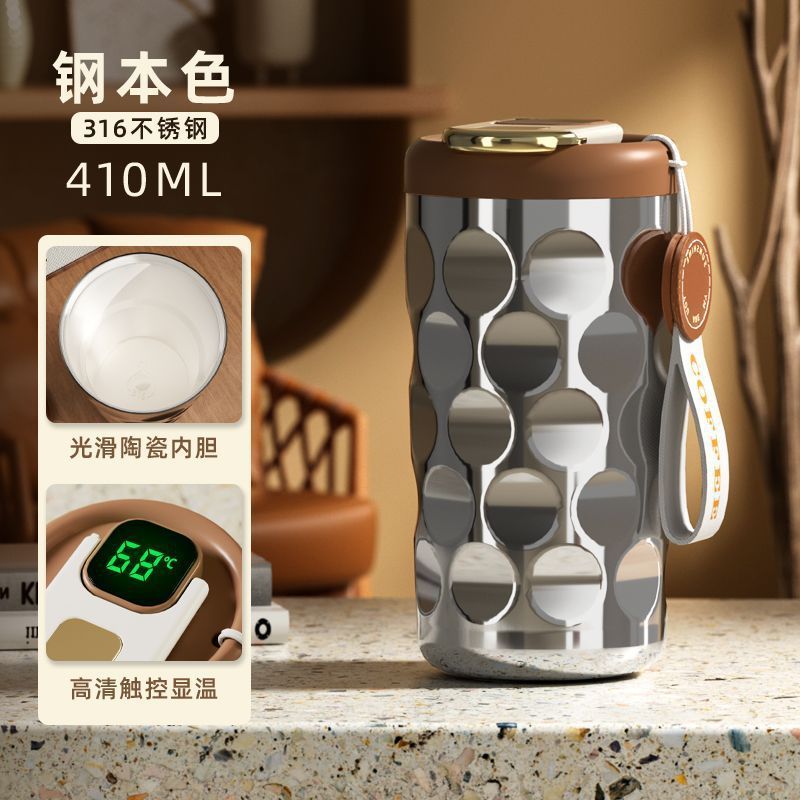 Stella disposta acciaio colore naturale-rivestimento in ceramica-temperatura displ