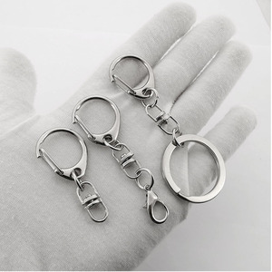 Snap Hook <strong>Key</strong> Accessories Keychain Rings for Lanyard Craft Metal Diy Clasps B <strong>C</strong> D 8 <strong>Shape</strong> Lobster Clamp Keyring Buckle Keychains - Product Image 3