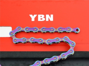 YBN 11 hız 12 hız Ti N renkli bisiklet zinciri ile uyumlu Shimano Sram mtb yol bisikletleri