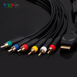 适用于2 3 Ps2 Ps3原装控制台脂肪/超薄组件电缆柔性专业高清电视RCA影音视频1.8米平板 - Product Image 6