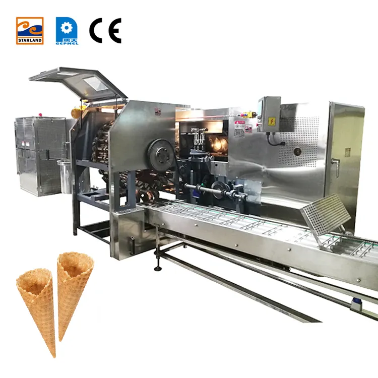 35 pieces of 5 meters long baking pan automatic two-color installation and debugging sugar cone products production equipment