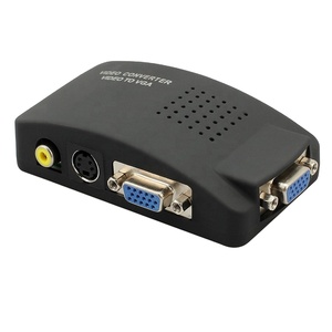 Adaptador de vídeo para Monitor, convertidor compuesto s-video BNC Cvbs RCA AV, entrada a VGA