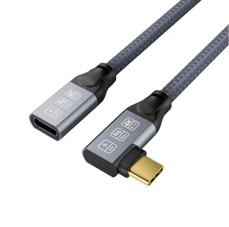 USB3.2gen2 mâle à femelle à angle droit