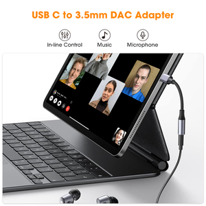 USB C型至3.5毫米插孔音频适配器Type-C usb-c转换器