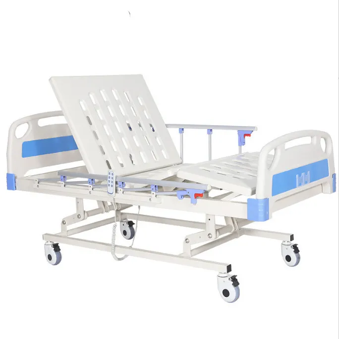 เตียงโรงพยาบาลไฟฟ้าอเนกประสงค์เตียงคลินิกทางการแพทย์เตียงพยาบาล ICU ไฟฟ้าสามฟังก์ชั่น