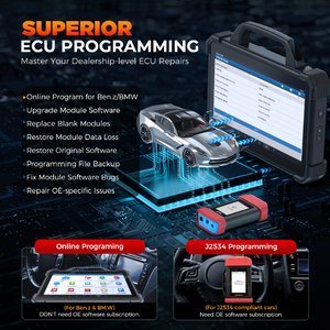Lancio X-431 X431 PAD VII PAD 7 Elite strumenti diagnostici per auto auto obd2 macchina Scanner + programmazione codifica Online ADAS - Product Image 2