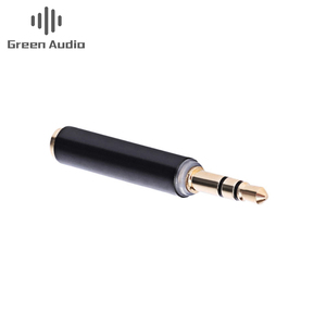 GAZ-MC13高品质金色<span class=keywords><strong>3.5</strong></span>毫米公对<span class=keywords><strong>3.5</strong></span>毫米母音频立体声适配器插头转换器耳机插孔