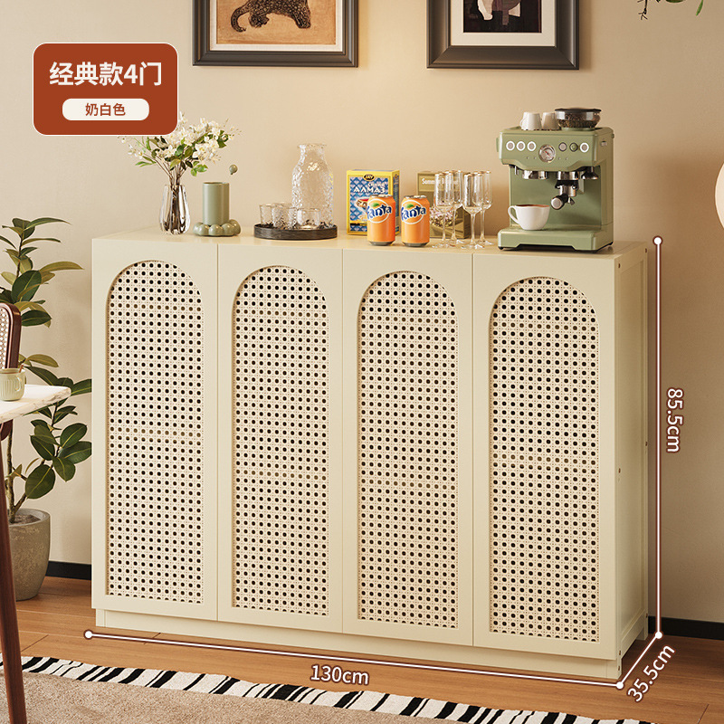 ZHG03C07 Locker, Four Doors, 130cm, Off-White, 100cm