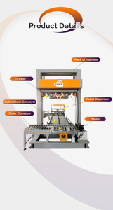 Paletizador robótico de carga y descarga automática Dispensador de robot paletizador automático para bidones de aceite y tanques de combustible