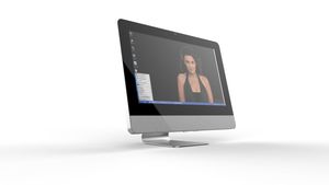 PC de escritorio delgada sin marco en una computadora portátil Mac-design PC All-in-One Pc Comput I5 Touch All 21,5 pulgadas Laptop Computer Gaming White - Product Image 4