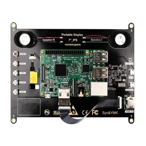 深センラズベリーパイ3タッチスクリーン7 "UsbフルHd解像度ポータブルコンピューター液晶モニターディスプレイスタンド付き - Product Image 3