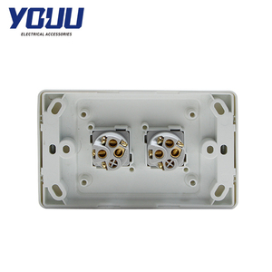 Youu 2 GANG สวิตช์ไฟฟ้าติดผนัง U1902กระแสไฟฟ้า10A สูงสุด250V - Product Image 5