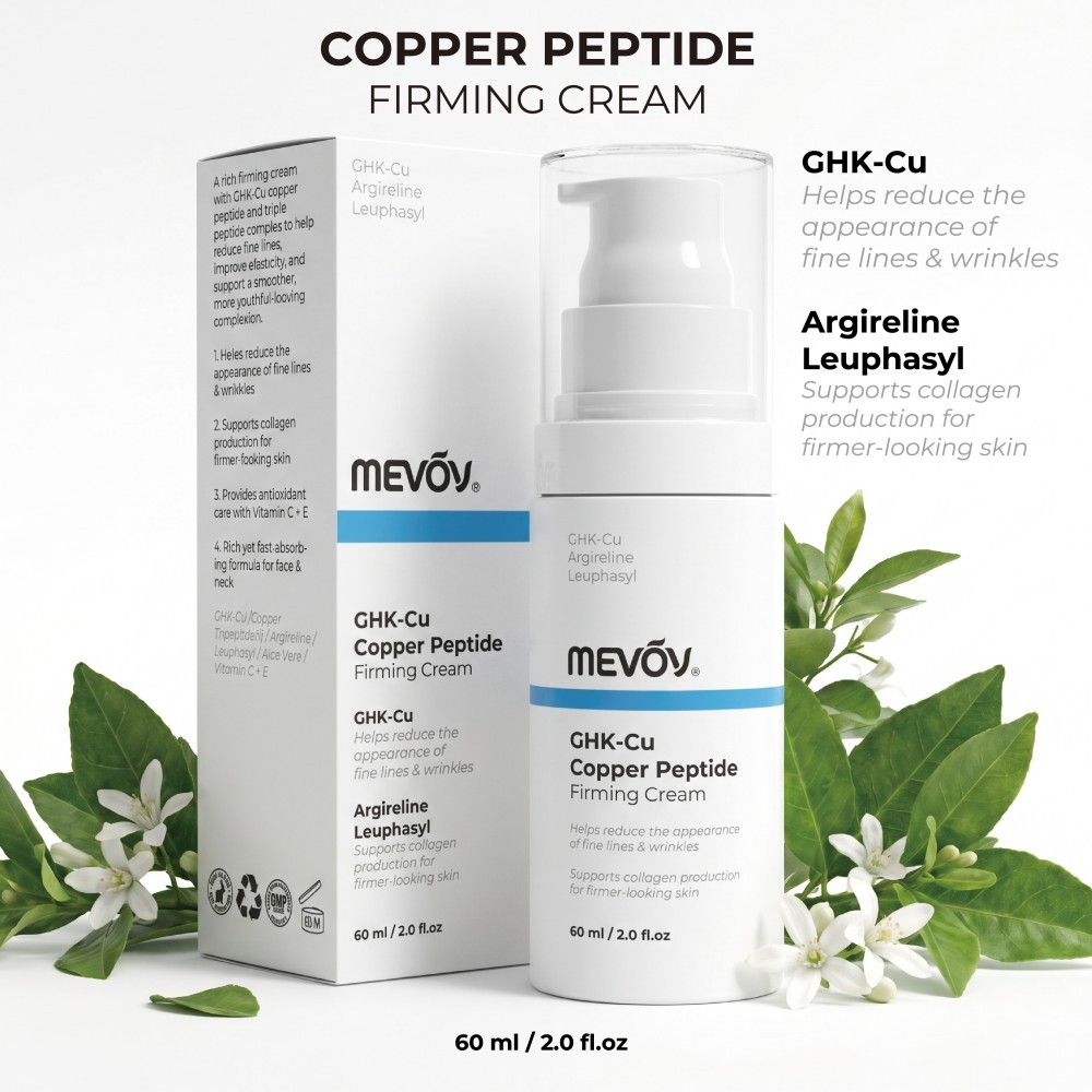 Crème raffermissante aux peptides de cuivre GHK-Cu