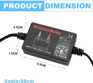 Testador de bateria para automóvel bm2 12v, testador de bateria para carro 12v