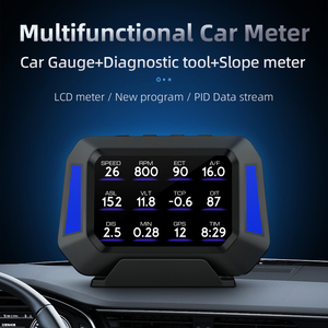 Alta calidad coche HUD ordenador a bordo velocímetro parabrisas Reflector GPS pantalla IPS pantalla Monitor de velocidad Auto HUD - Product Image 2