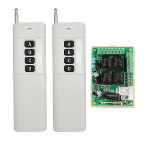 433.92 Mhz duplicatore copia codice telecomando trasmettitore Rf interruttore borsa PE sistema di allarme automazione domestica custodia in plastica 4 pulsanti - Product Image 1