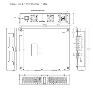 工业用3600瓦开关电源，15V/24V/30V/5V/12V DC输出220V输入 - Product Image 6
