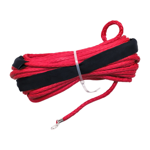 Winch Rope <strong>String</strong> Line Cable With Sheath Gray Synthetic Towing Rope 15m 7700LBs Car Wash Maintenance <strong>String</strong> for ATV UTV Off-Road - Product Image 3
