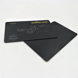 Carta personalizzata nera opaca NFC codice QR stampato S50 Rfid PVC Business Nfc Card - Product Image 1