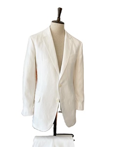 Sang trọng tinh tế <span class=keywords><strong>scabal</strong></span> Alpaca len vải thoáng khí treo lên Boutique màu xanh hải quân 2-mảnh phù hợp với nam giới - Product Image 1