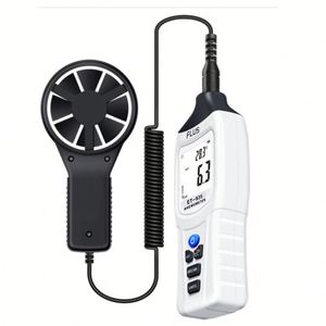 Mini termómetro Digital anemómetro, medidor de temperatura de flujo de aire, velocidad del viento, nuevo - Product Image 4