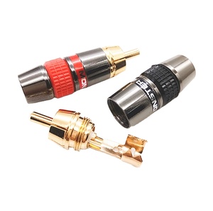 Soldering <strong>RCA</strong> Male Plug Jack Connector Speaker Audio <strong>Output</strong>/<strong>Input</strong> Adapter Plug Gold Plated Earphone Connector Jack - Product Image 4