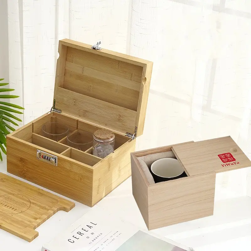 다기능 홈 스토리지 & 조직과 창조적 인 새로운 대나무 스토리지 박스 포장 상자