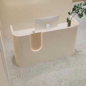 Hiện đại hợp thời trang cửa hàng quần áo Nail Yoga phụ nữ trẻ em của quần áo bằng gỗ Boutique thu ngân quầy tiếp tân - Product Image 2