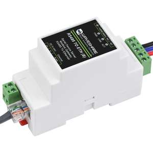 Waves hare Industrial Modbus RS485 Serieller Server, RS485 zu RJ45 Ethernet, TCP/IP zu Seriell, Rail-Mount-Unterstützung, POE-Funktion - Product Image 3
