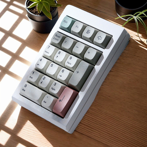 LMK21 Mini Number Pad 21 Teclas 3 Modo Bluetooth-Compatible 5,0/2,4 GHz/Aleación de aluminio con cable RGB retroiluminado para Win/Mac
