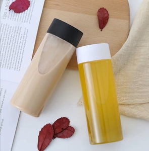 Rõ ràng 400ml 500ml 8oz Rỗng Xi lanh hình dạng <span class=keywords><strong>VOSS</strong></span> nhựa PET Báo Chí lạnh chai nước trái cây với vít-cap biểu tượng tùy chỉnh - Product Image 4