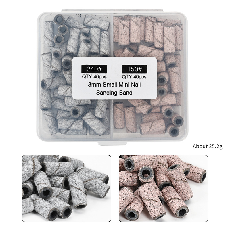 80pcs small size sand ring 2-compartment box (without bearing)
