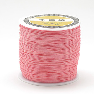Hobbyworker-cordón colorido de 0,8mm y 100m, cordón de nailon con cuentas para fabricación de joyas, pulsera con nudo chino, hilo para ABALORIOS - Product Image 4