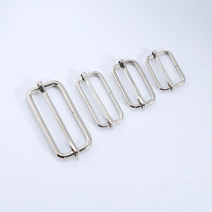 Tri-Glide <strong>Buckle</strong> <strong>Rectangle</strong>/<strong>Square</strong> Adjustable Tri-ring <strong>Buckle</strong> for Bag Shoulder Strap Belt Webbing Slider <strong>Buckle</strong> - Product Image 1