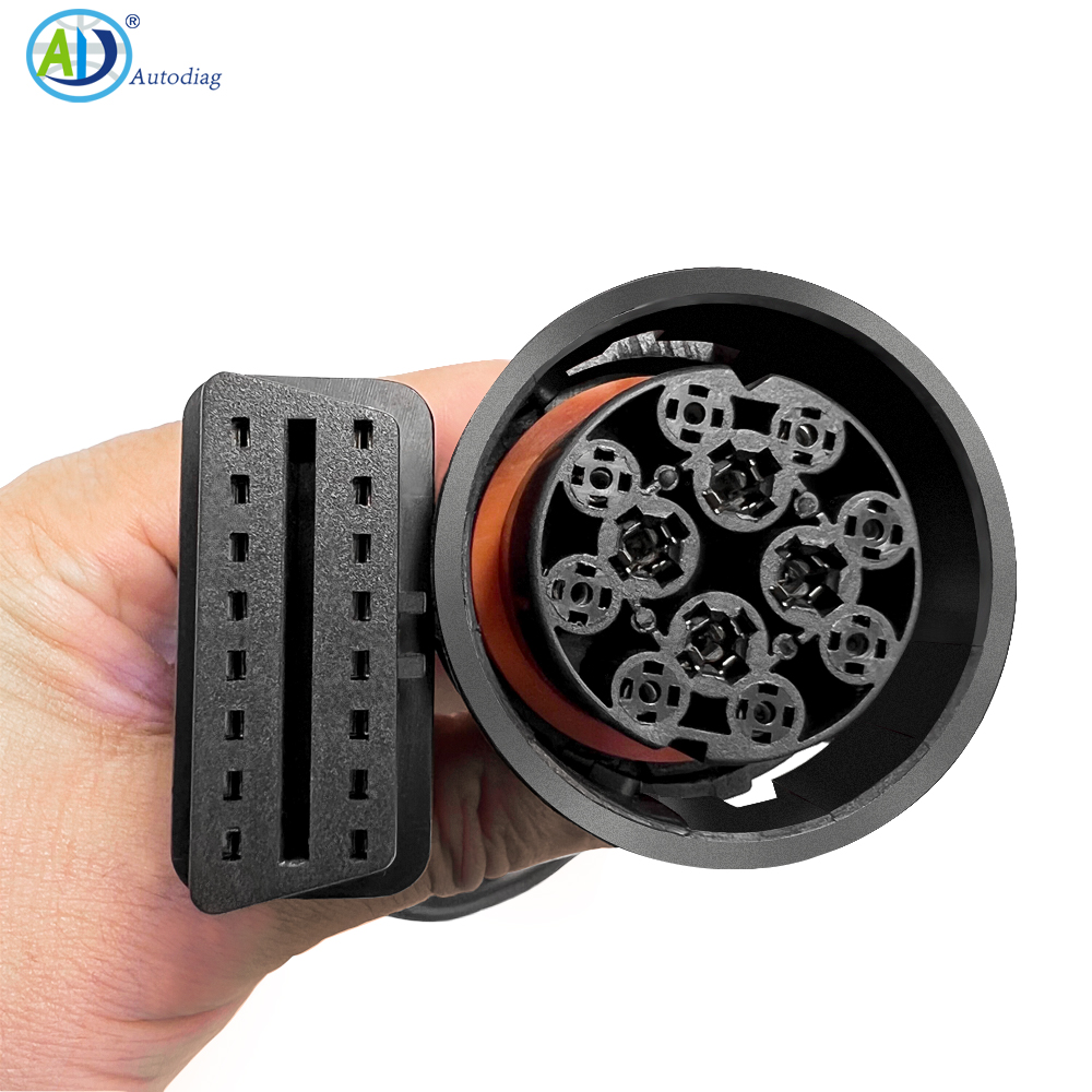 Connector <a href='/product/' class='keys' title='Click to check the relevant information of Diagnostic Tool' target='_blank'>Diagnostic Tool</a> Adapter Extension Cable for Man 12 Pin to 16Pin OBD female cables for Man truck