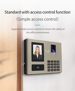 Netzwerk Gesicht Finger abdruck Zeit und Anwesenheit Maschine große Kapazität Speicher echte Stimme fordert Standard mit Zugangs kontrolle - Product Image 6