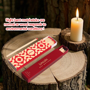 Baskı Logo Custommatchbox paketi ile özelleştirilebilir zarif kabartmalı Flip Top Matchbox maçlar - Product Image 5