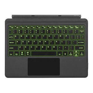 无线蓝牙键盘盒，带触摸板7色背光可拆卸键盘，适用于微软Surface Pro Go 1 2 3 4 5 - Product Image 1