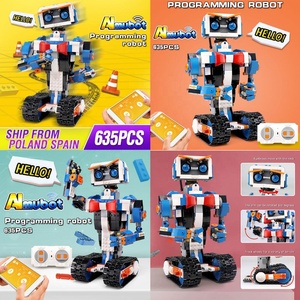 Uzaktan APP kontrol mühendisliği bilim eğitim montaj öğrenme akıllı yaratıcı programlama Robot çocuklar için 635 adet