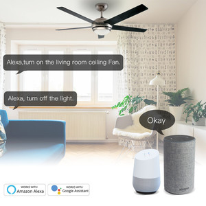 MOES Smart Switch Tuya WiFi RF Ceiling Fan with Light Wall Switch Smart Life Wireless Remote <strong>Control</strong> Home <strong>Automation</strong> <strong>System</strong> - Product Image 4