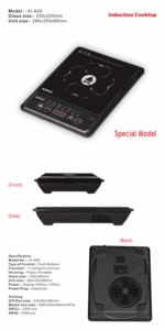 家用优质带按钮塑料外壳的电电磁炉出厂价格 - Product Image 4