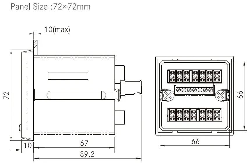 Lcd Display Multi-Functionele Rs485 Modbus Intelligente Energie Power Meter