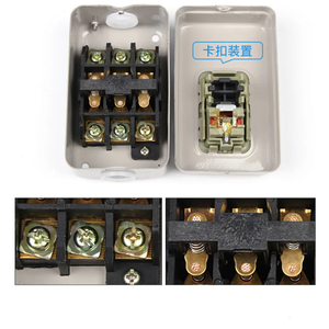 Interruttore di accensione a pulsante interruttore di accensione a tre fasi interruttore di controllo di alimentazione AC380V 15A 3P 2.2KW BS211B BS216B BS230B - Product Image 6