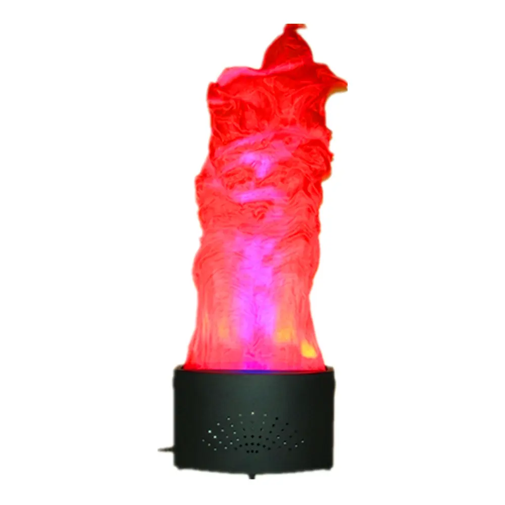 Club de DJ efecto mostrar fuego falso artificial llama Luz