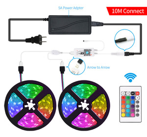 LED-Streifen DC 12V SMD 5050 Flexibles Dioden band band RGB 2835 Wasserdichtes LED-Licht WIFI-Fernbedienung Funktioniert mit Alexa Room - Product Image 3